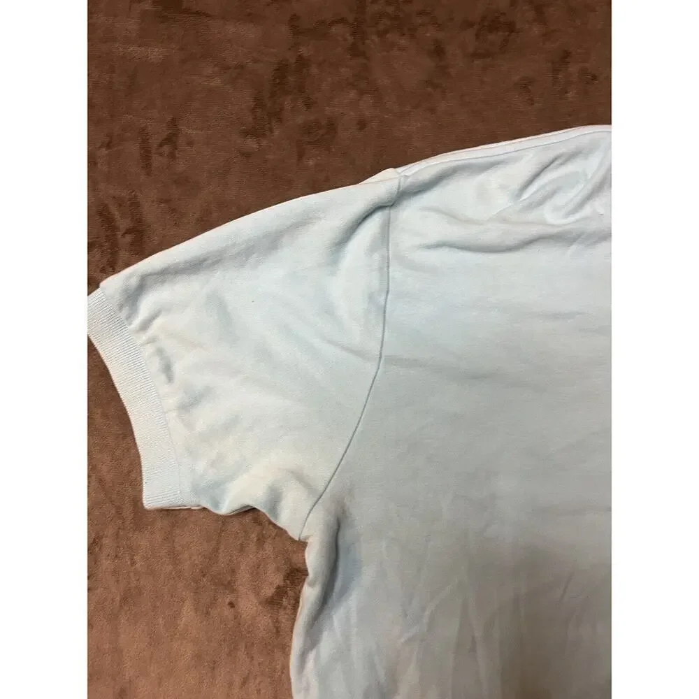 Polo Ralph Lauren Shirt Mens Large Short Sleeve Cotton Blue Golf Casual Outdoors
